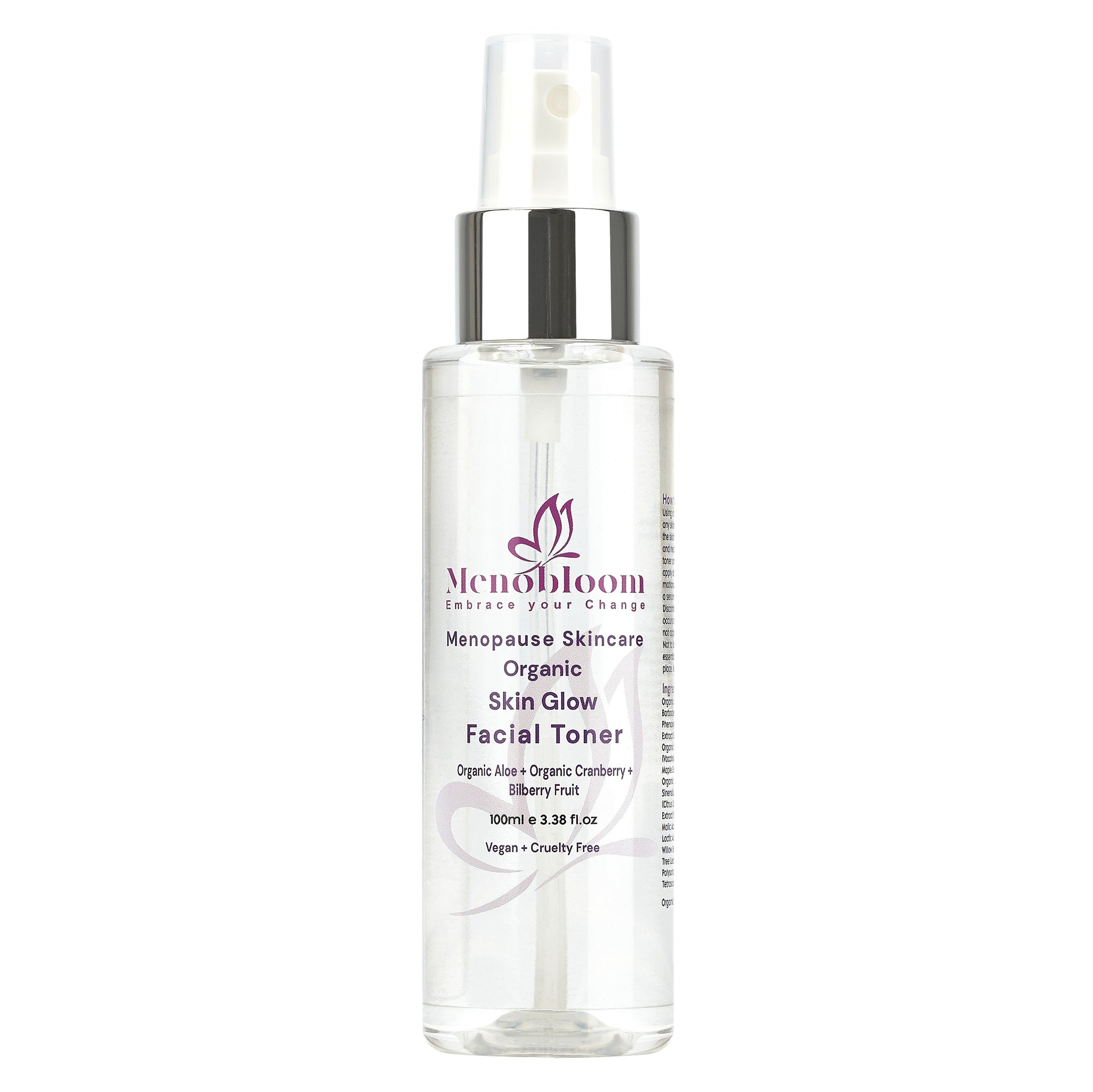 Menopause Skincare Skin Glow Facial Toner – Refresh, Brighten & Revive Complexion