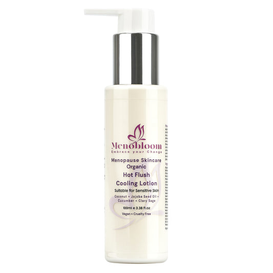 Menopause Skincare Organic Cooling Body Lotion - Menobloom