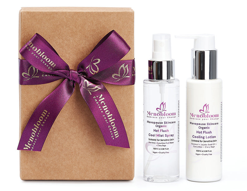 Organic Cooling Spray and Lotion Gift Set - Menobloom