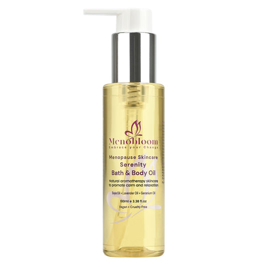 Serenity Organic Calming Bath and Body Oil - Menobloom