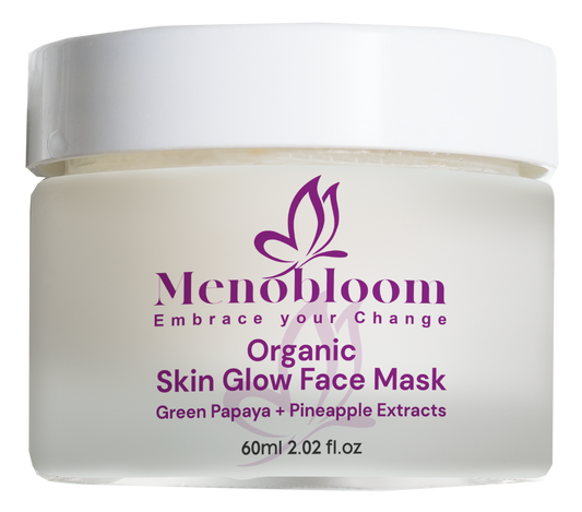 Menopause Skincare Organic Skin Glow Face Mask - Menobloom