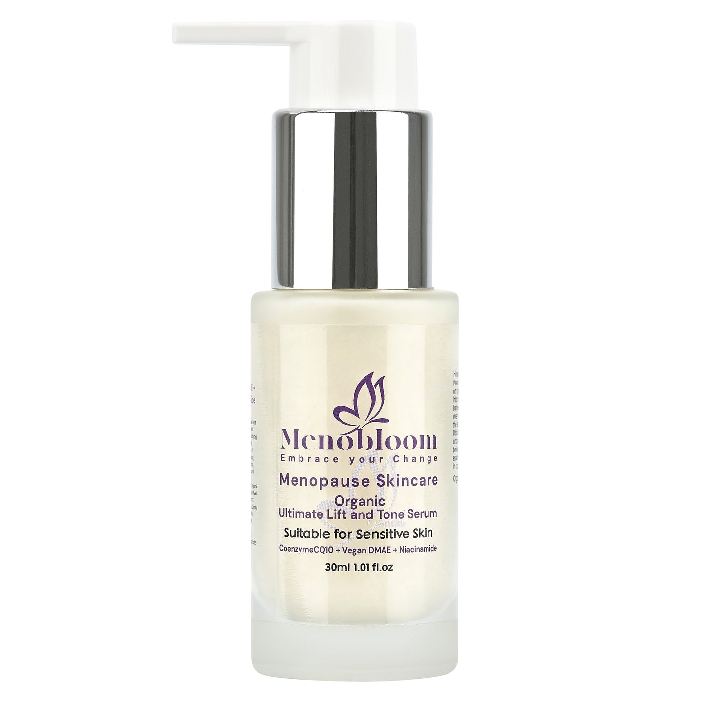 Menopause Skincare Organic Lift and Tone Serum - Menobloom