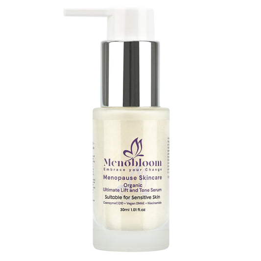 Menopause Skincare Organic Lift and Tone Serum - Menobloom